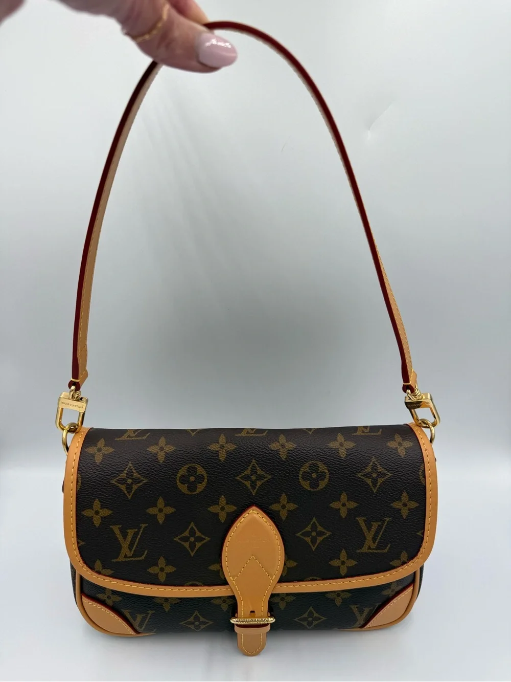 Louis Vuitton Diane Monogram Bag w/Shoulder and Crossbody Straps, Pristine